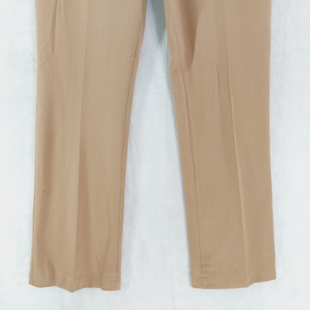 Express Women's Tan High Rise Straight Leg Dress Pants 6241 - Picture 2 of 8